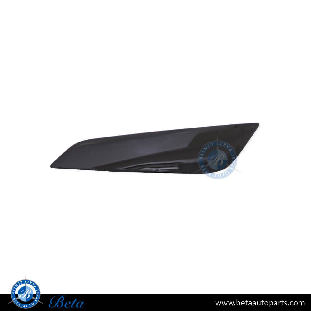 Left Side Fender Air Duct Trim Black for BMW 5 Series G30 2017-Up models, Part Number 51747439013
