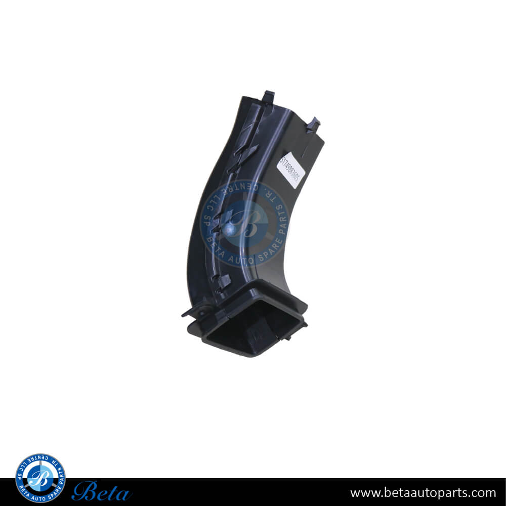 Left Side Side Front Brake Air Duct Rear for BMW X1 2023-Up models, Part Number 51749883605