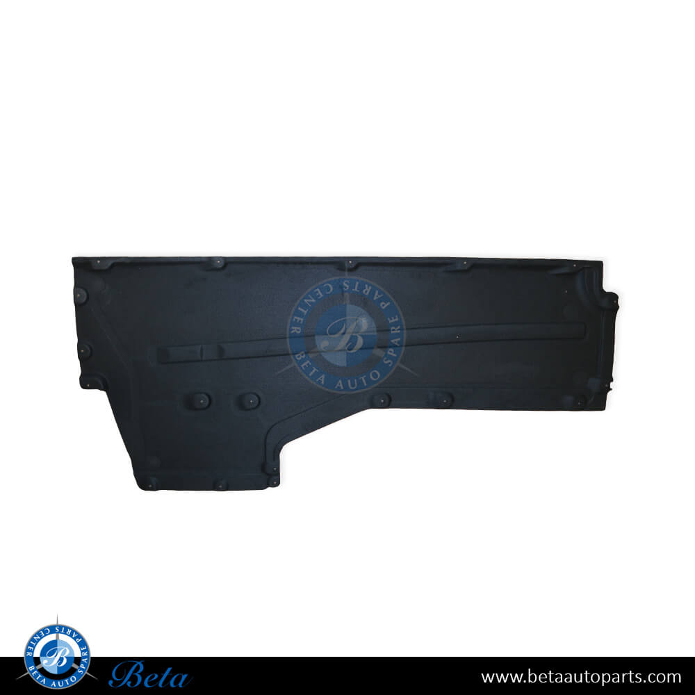 Left Side Coating under cover Flannel for BMW 5 Series G30 2017-Up models, Part Number 51757340779/51757340447