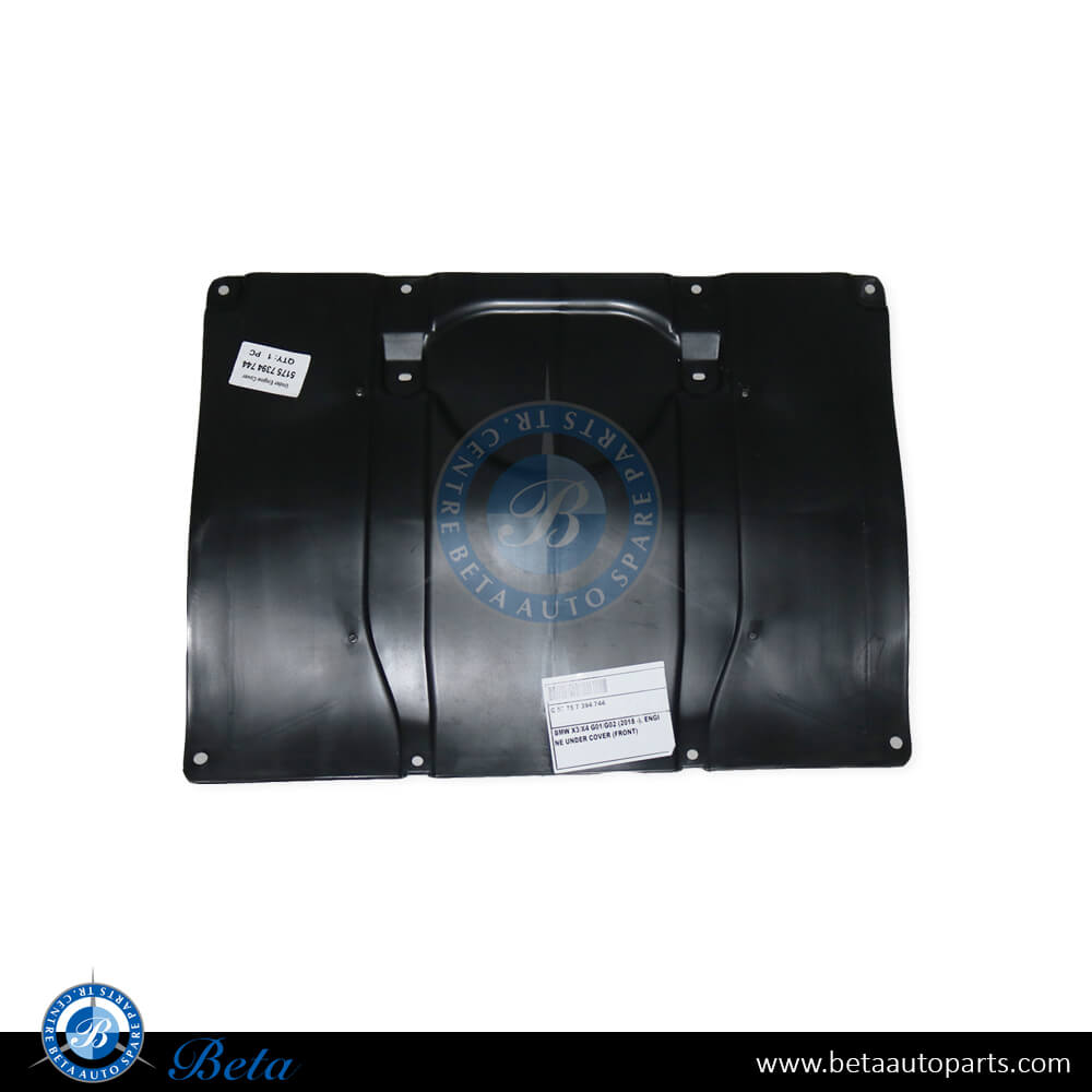 Engine Under Cover Front for BMW X3/X4 G01/G02 2018-Up models, Part Number 51757394744