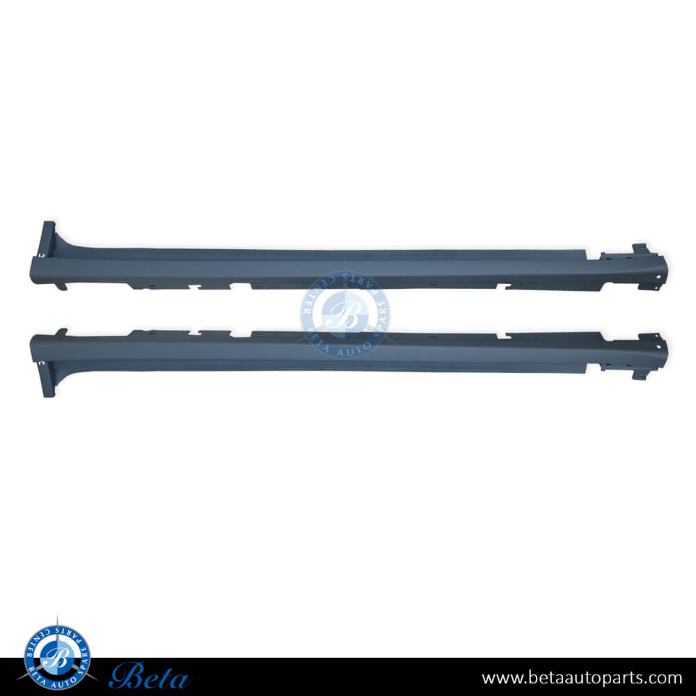 Side Skirts M-Tek without Ambient Lighting for BMW X3/X4 G01/G02 2018-up models, Part Number 51778064809 / 51778064810
