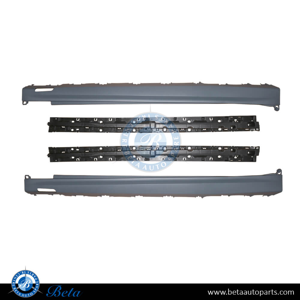 Side Skirts M-Tek for BMW X7 2019-Up models, Part Number 51778745429 / 51778745430