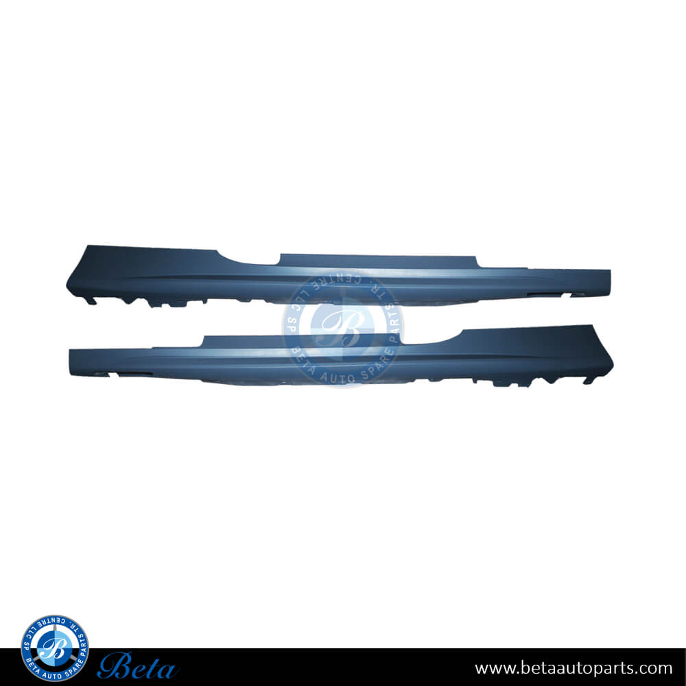 Side Skirts M-Tek with Ambient Lighting for BMW 4 Series 2021-Up models, Part Number 51779854259 / 51779854260
