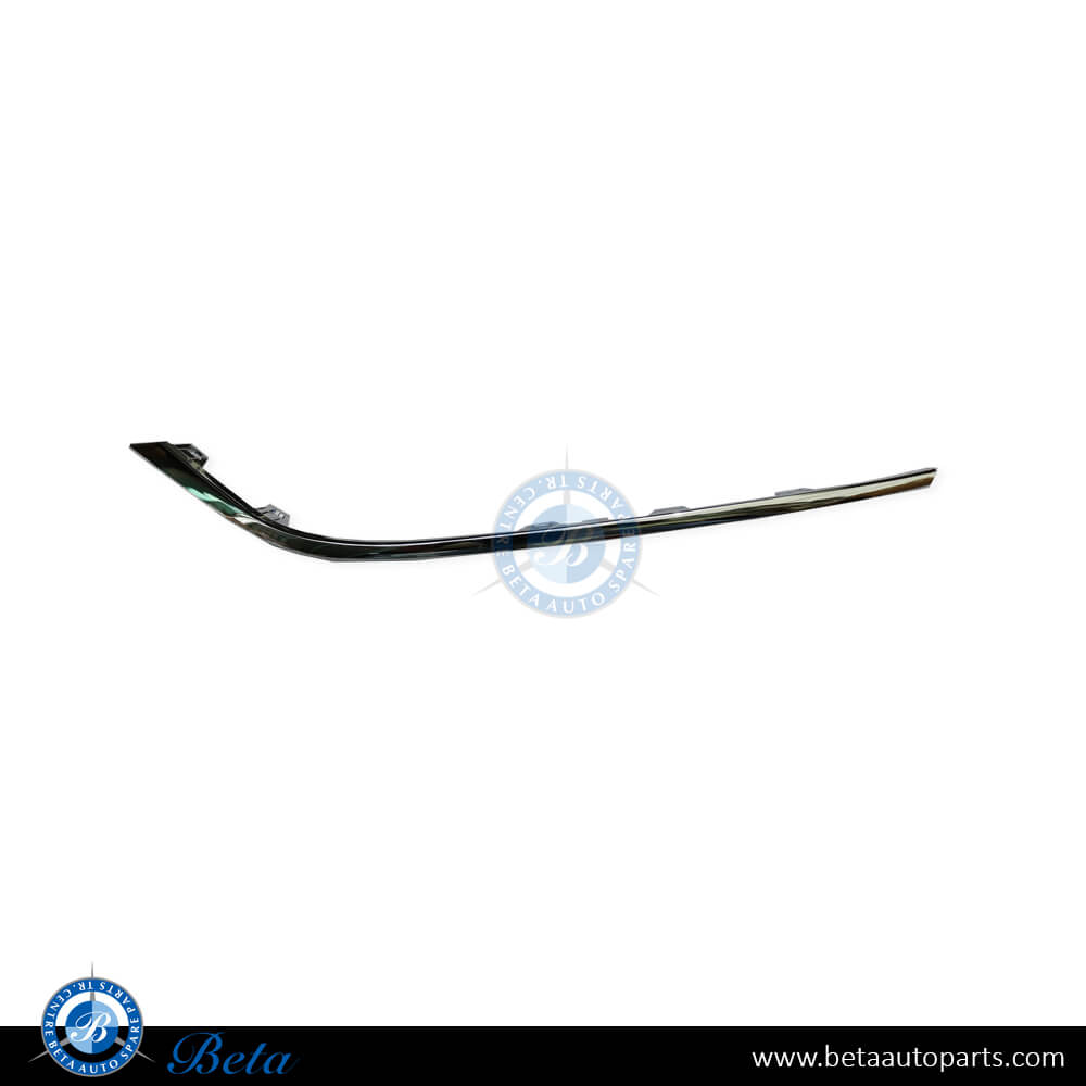 Left Side Front Bumper Chrome Moulding USA type for Volkswagen Passat 2011-2014 models, Part Number 561853101