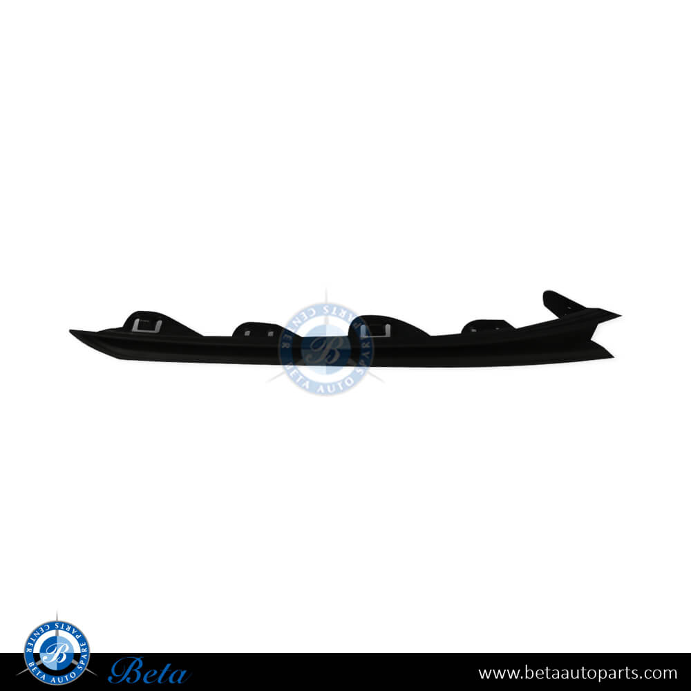 Right Side Front Bumper Chrome Moulding USA Type - Black for Volkswagen Passat 2020-Up models, Part Number 561853666M