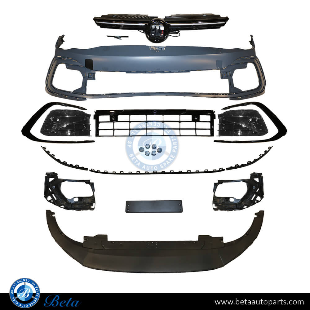 Volkswagen Golf 8 R-Line (2020-2023), Front Bumper, China, 5H0807217AB ...