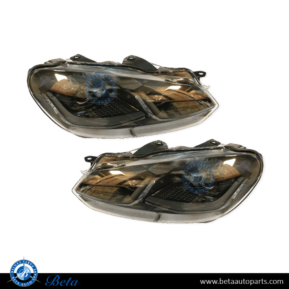 Headlamp Upgrade From Normal To Golf 7.5 LED Look Black Color for Volkswagen Golf 6 2008-2012 models, Part Number 5K1941005L/5K1941006L
