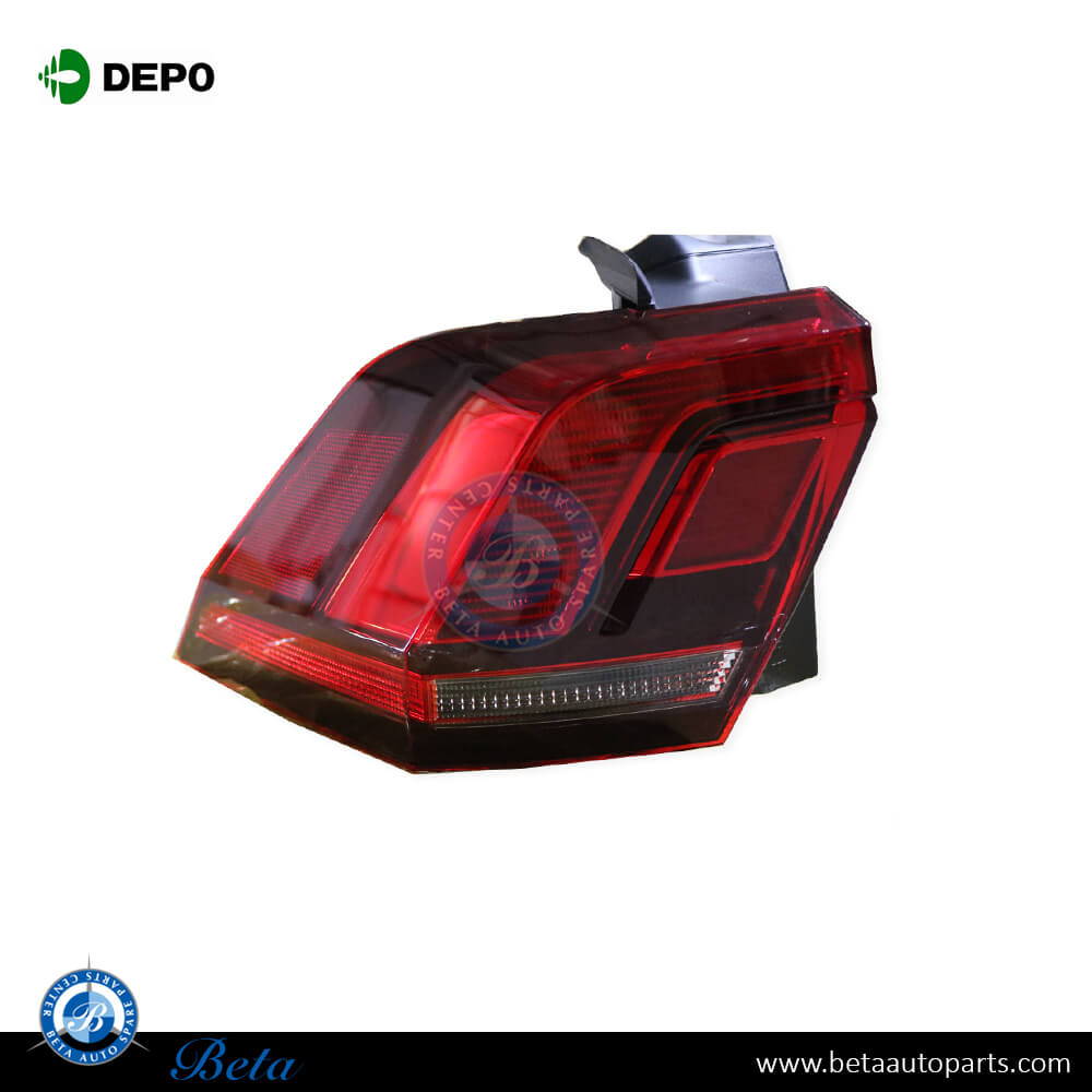 Left Side Tail Lamp LED for Volkswagen Tiguan 2017-Up models, Part Number 5NA945095B / 5NA945095C / 5NA945095D