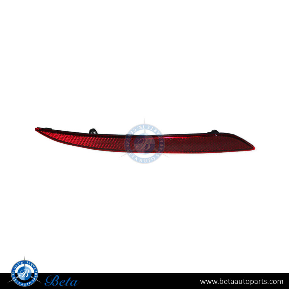 Right Side Rear Bumper Reflector for Tesla Model S 2012-2016 models, Part Number 6007706-00-D