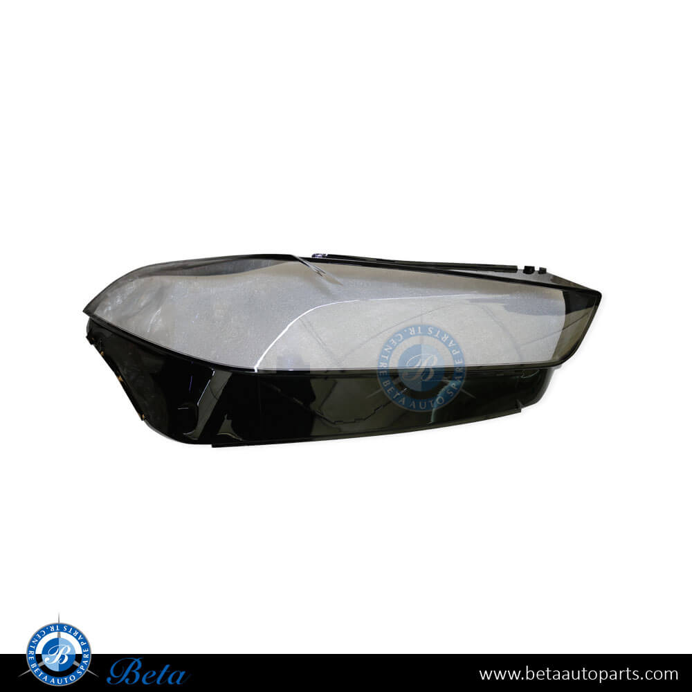 Right Side Headlamp Lens for BMW X5/X6 G05 LCI/G06 LCI 2024-Up models, Part Number 63115A783B4