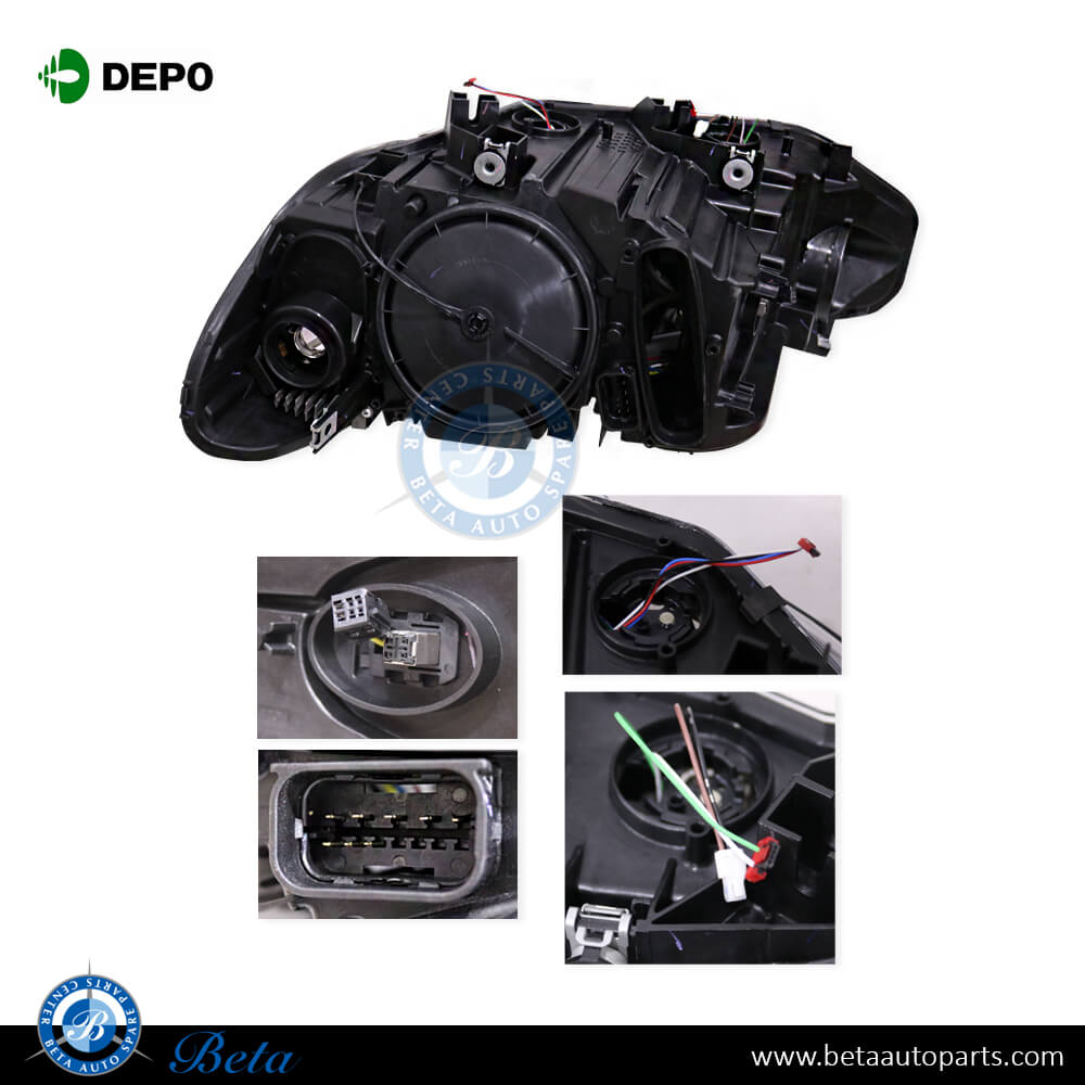BMW 4 Series F32 / F36 (2014-2017), Headlamp Xenon (Right), Depo, 63117377844