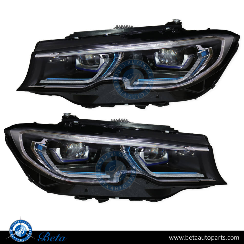 Headlamp Upgrade from Adaptive LED Laser Look for BMW 3 Series G20 2019-2022 models, Part Number 63118496155 / 63118496156