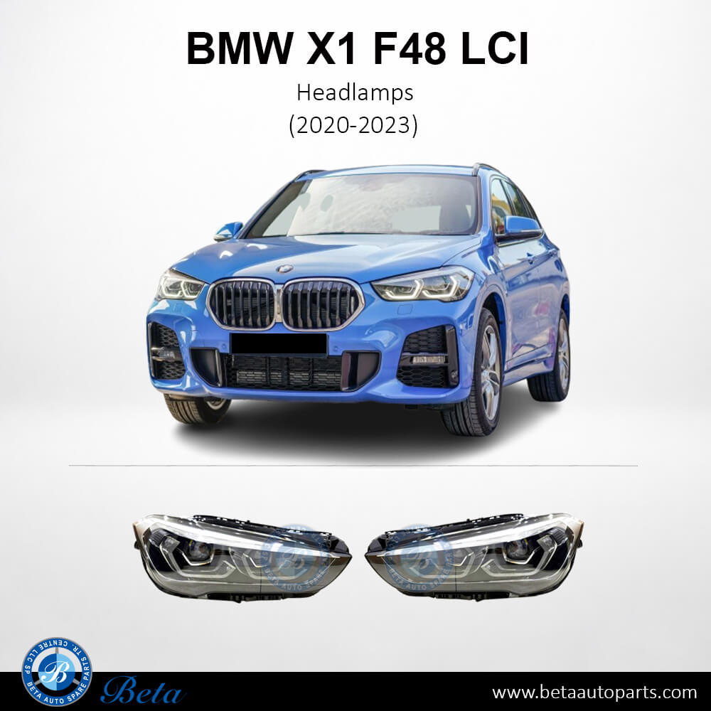 Left Side Headlamp LED for BMW X1 2020-2023 models, Part Number 63119477811