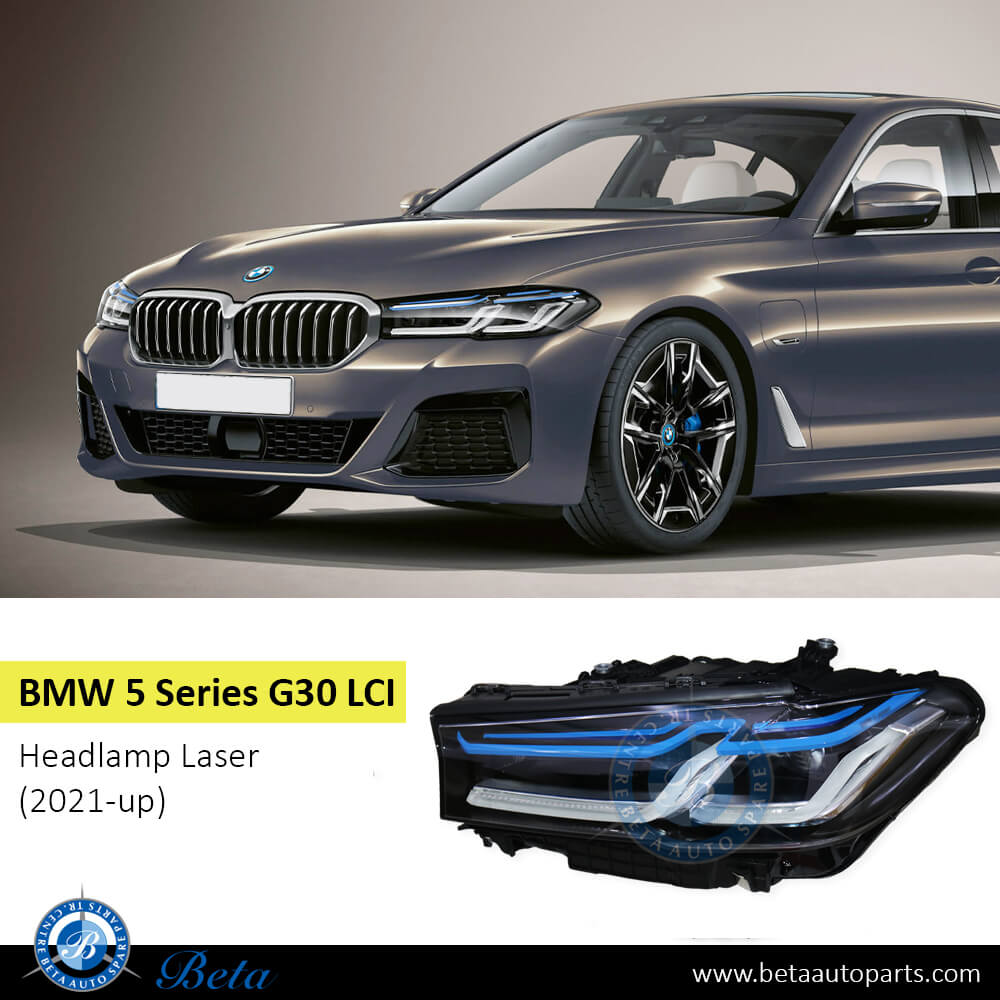 BMW 5 Series G30 LCI (2021-2023), Headlamp Fits Only for Adaptive LED (Left), China, 63119479267
