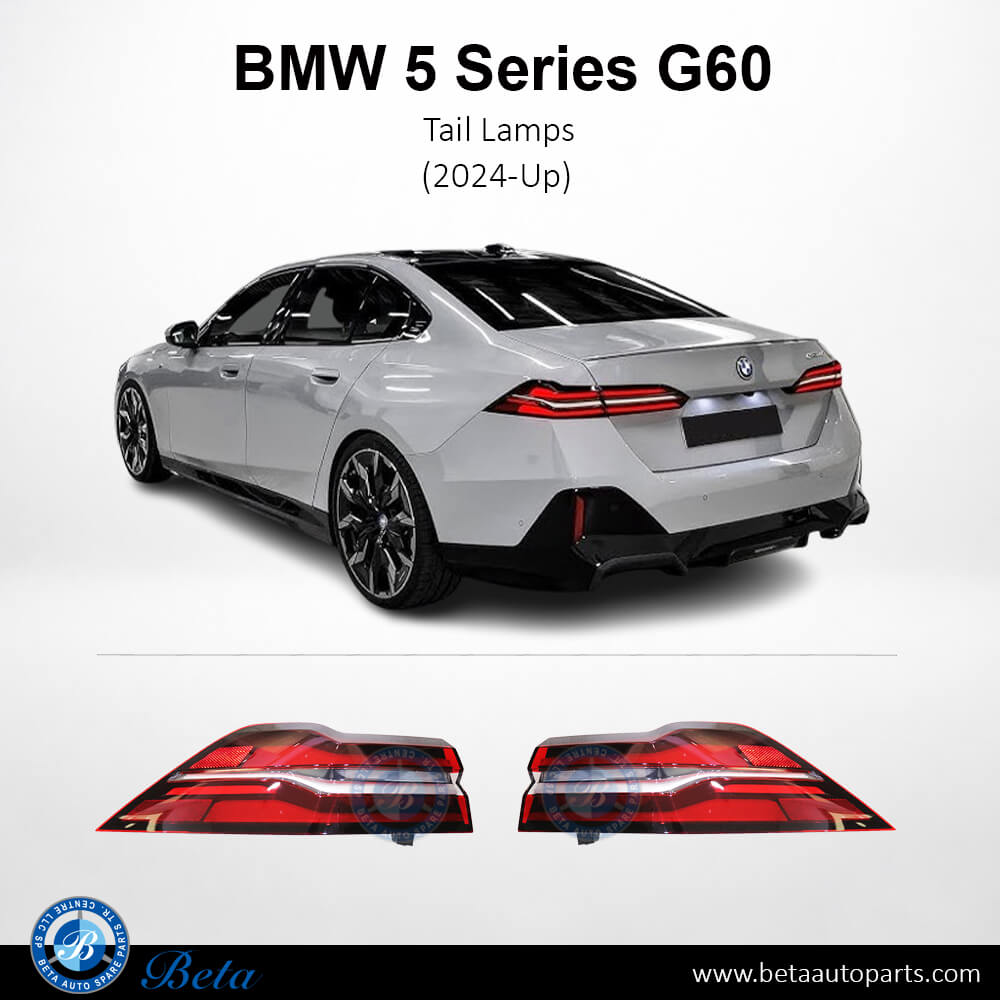 BMW 5 Series G60 (2024-Up), Tail Lamp (Left), China, 63215A01AC5 / 63214B0F7D3