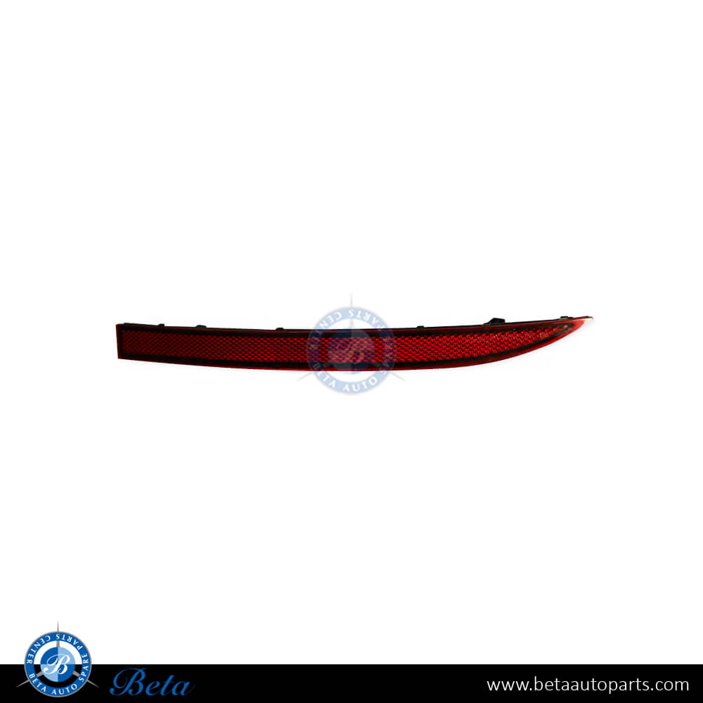 Left Side Rear Bumper Reflector for Volkswagen Touareg 2018-Up models, Part Number 760945105