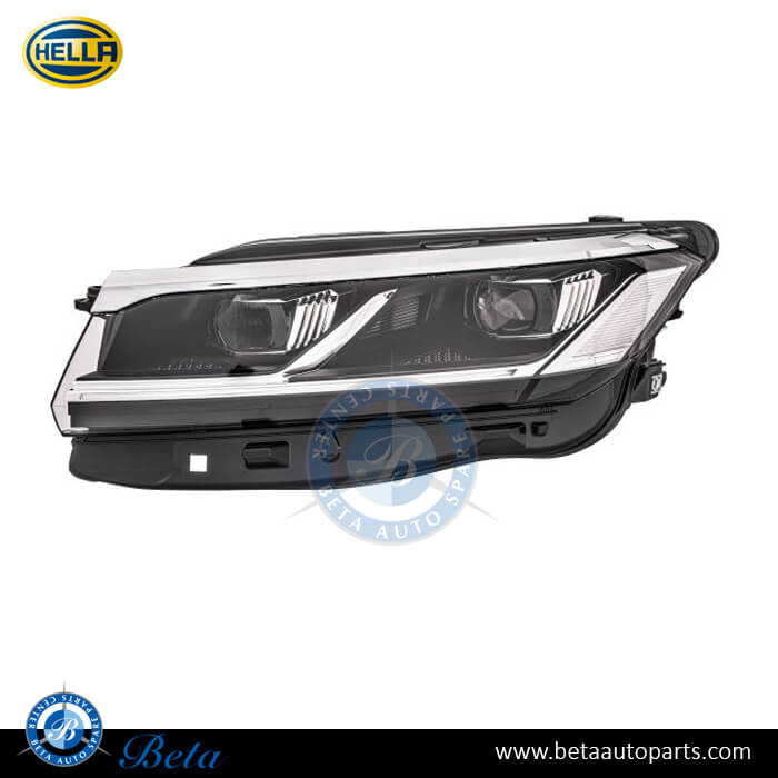 Left Side Headlamp LED for Volkswagen Touareg 2018-Up models, Part Number 761941035A / 761941773