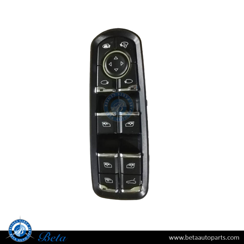 Window Switch for Porsche Cayenne 2011-2017 models, Part Number 7PP959858AEDML
