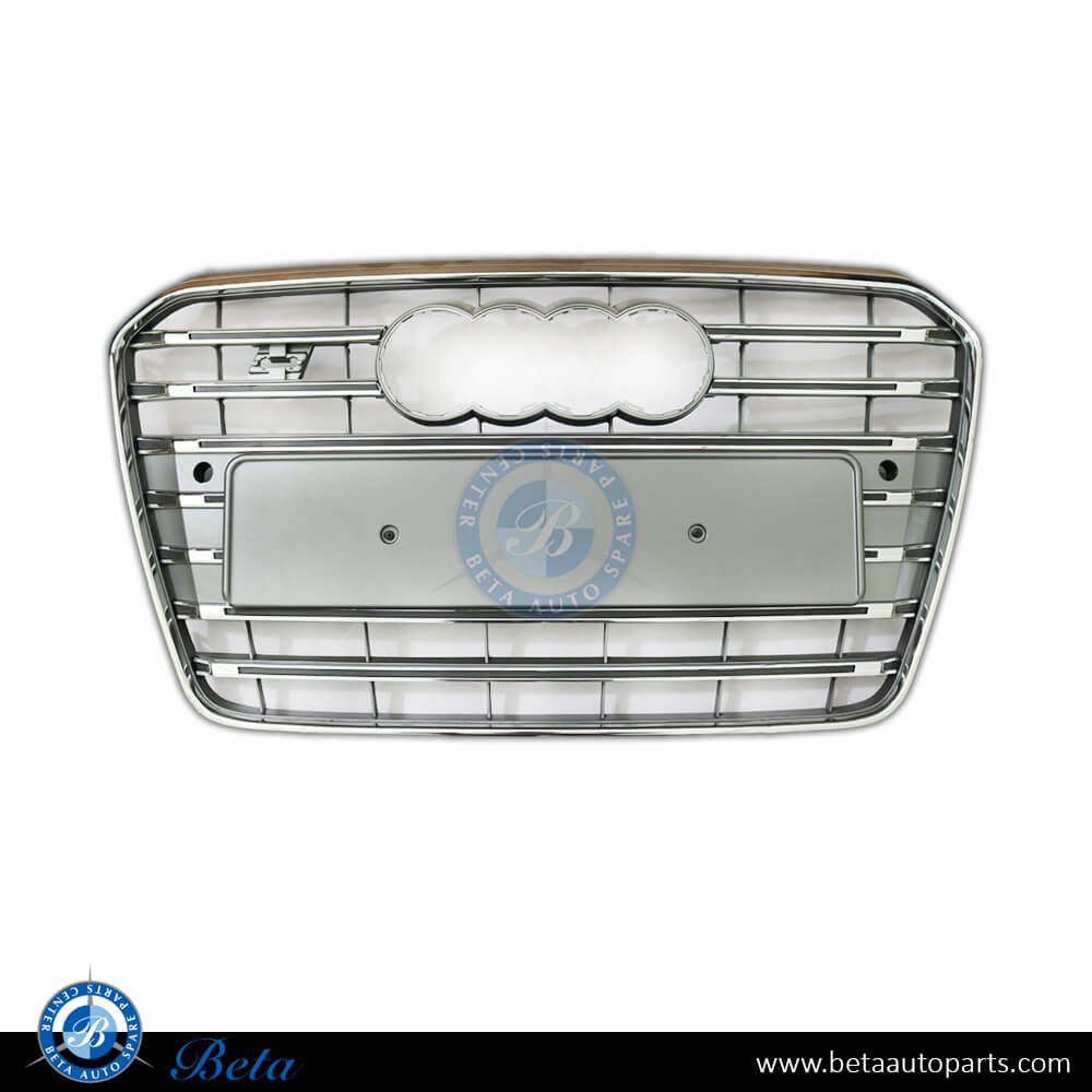 Grille S5 Look Gray color for Audi A5 2012-2016 models, Part Number 8T0853651H