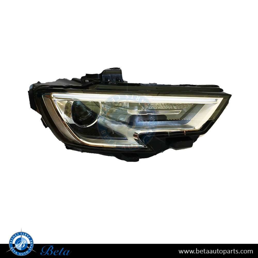 Right Side Headlamp Bi Xenon for Audi A3 2017-up models, Part Number 8V0941044E