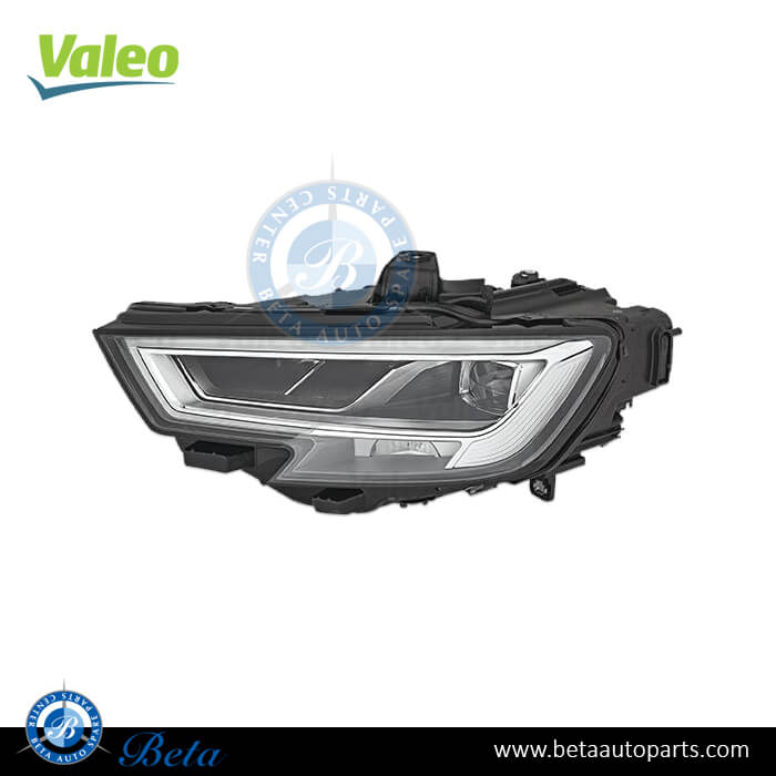 Left Side Headlamp LED for Audi A3 2017-Up models, Part Number 8V0941773C