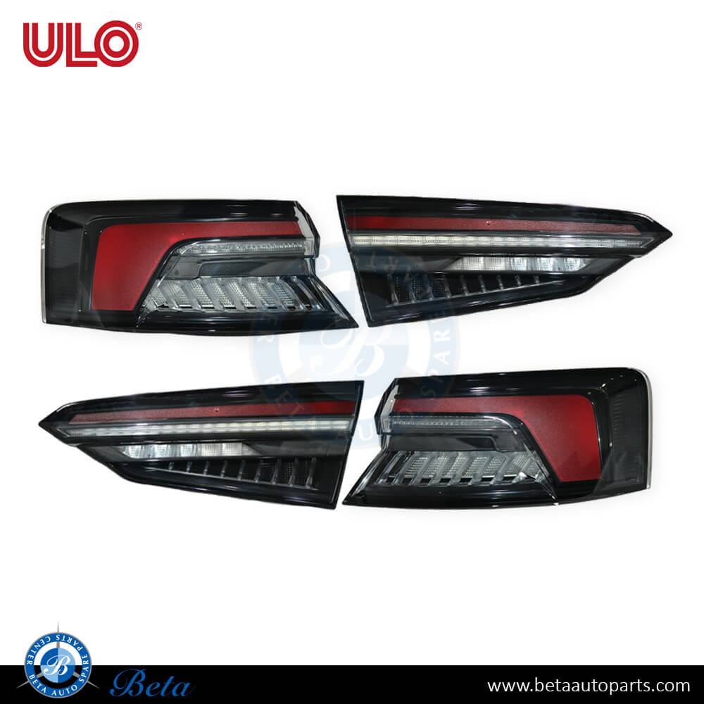 Tail lamp Black Set for Audi A5 2017-up models, Part Number 8W6052100
