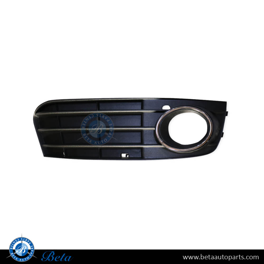 Right Side Fog Lamp Cover with Chrome for Audi A4 2008-2011 models, Part Number 8K0807682A