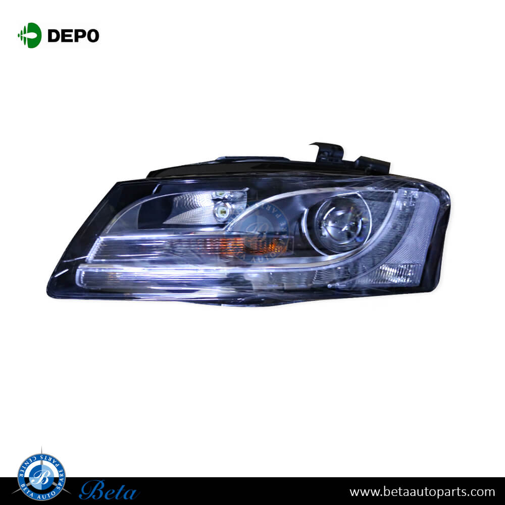 Left Side Headlamp Xenon LED for Audi A5 2008-2011 models, Part Number 8T0941029AD