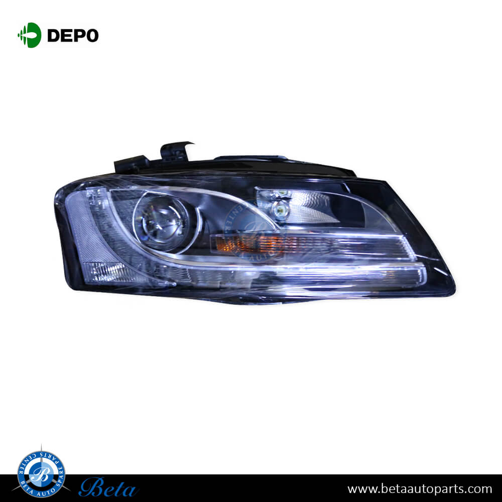Right Side Headlamp Xenon LED for Audi A5 2008-2011 models, Part Number 8T0941030AD