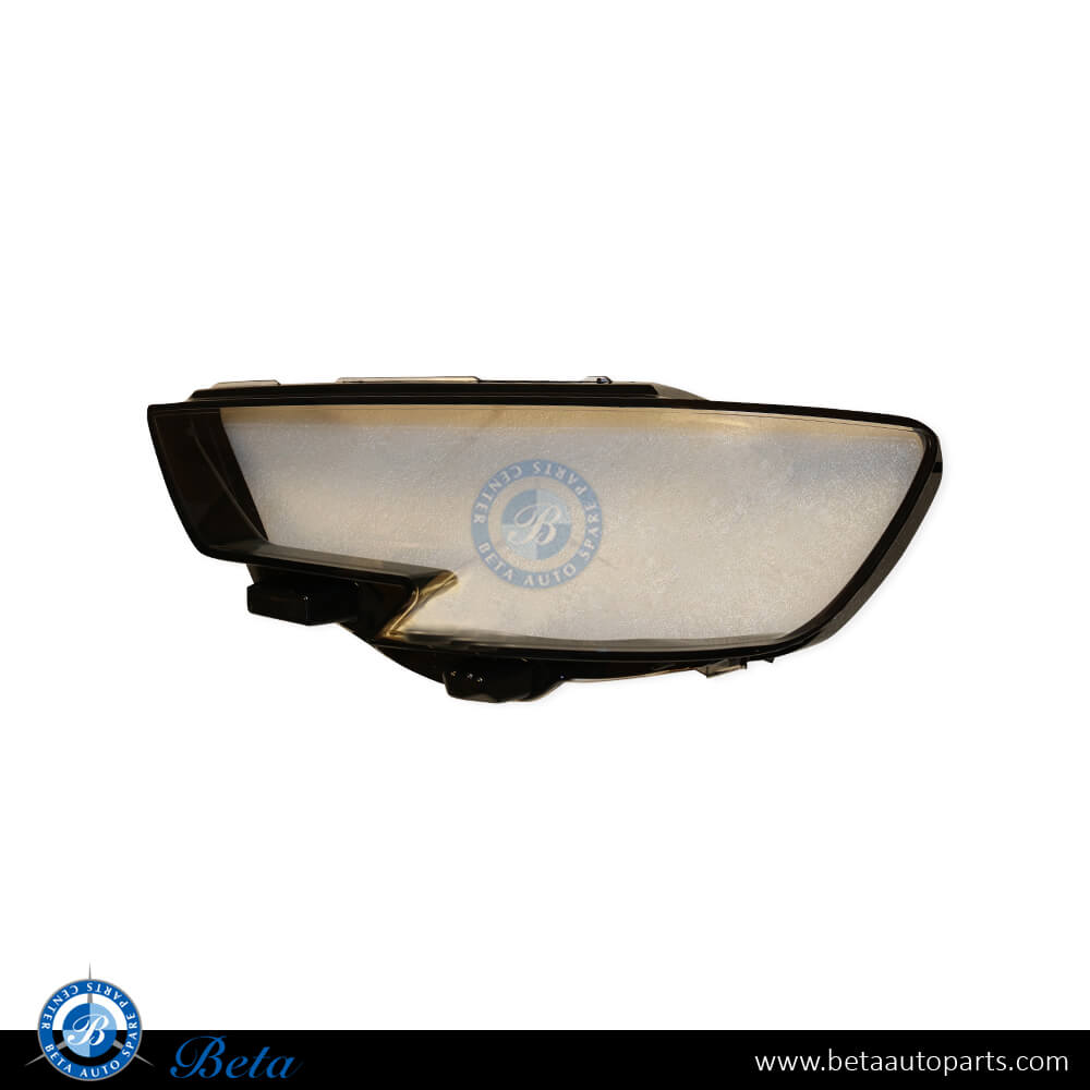 Left Side Headlamp Lens for Audi A3 2017-2019 models, Part Number 8V0941043E