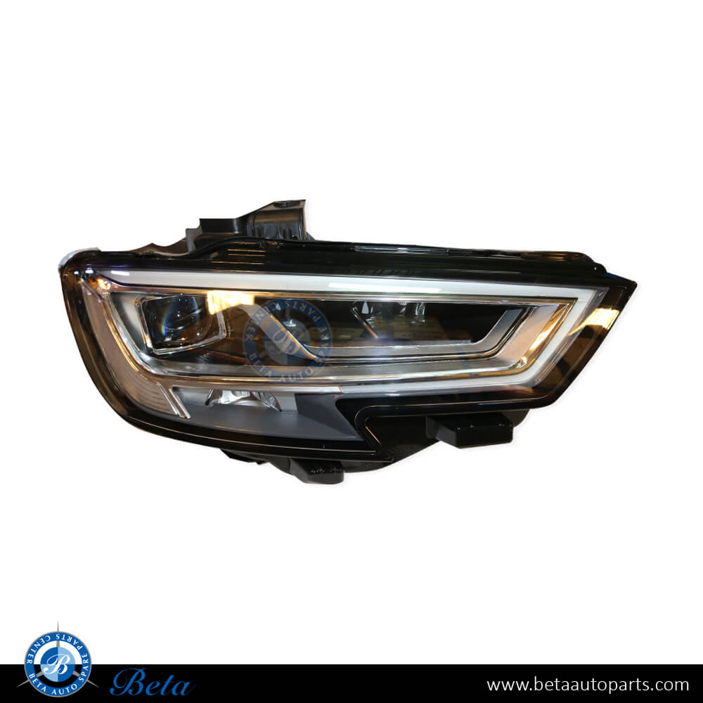 Right Side Headlamp LED for Audi A3 2017-2019 models, Part Number 8V0941774C