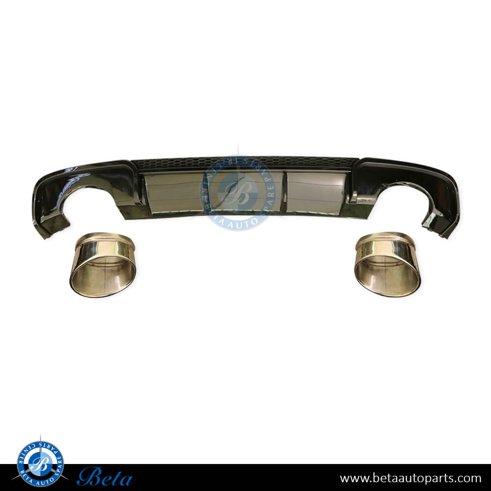 Rear Diffuser RS3 Look with Exhaust Tips for Audi A3 Hatchback 2013-2016 models, Part Number 8V3807521C