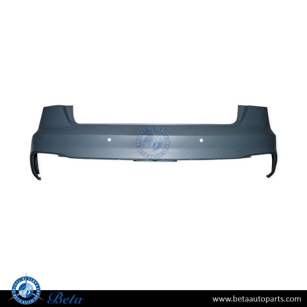 Rear Bumper with PDC for Audi A4 S-Line 2020-Up models, Part Number 8W5807067K