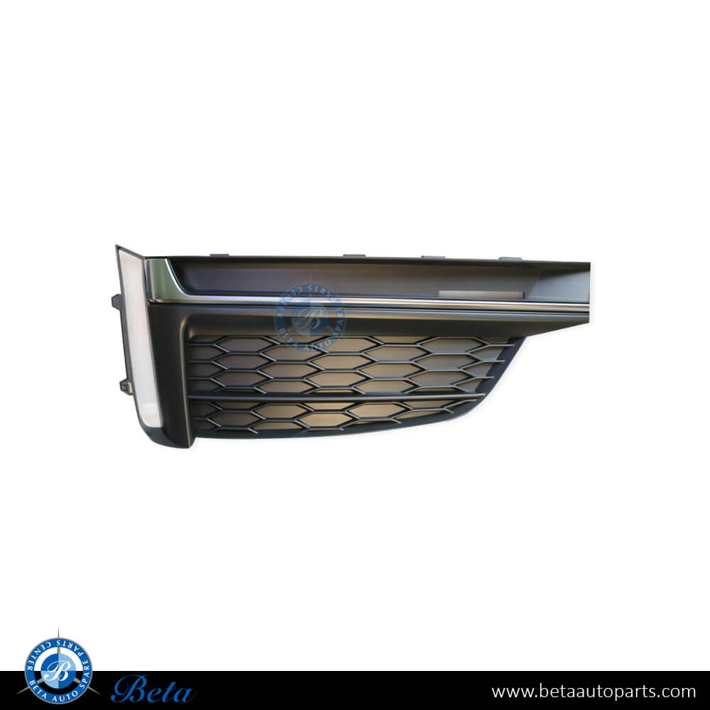Left Side Fog Lamp Cover for Audi A5 S-Line 2017-Up models, Part Number 8W6807681F