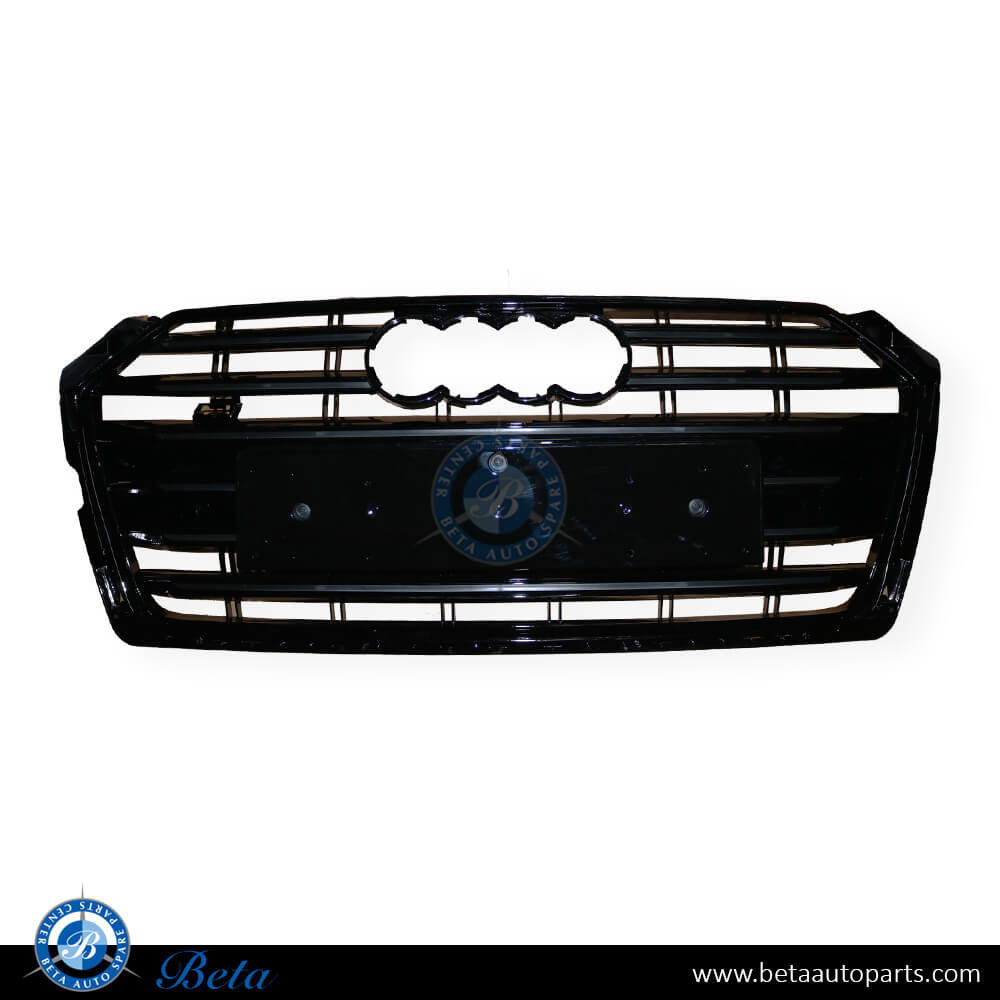 Radiator Grille Black Color for Audi A5 S-Line 2017 -Up models, Part Number 8W6853651AT