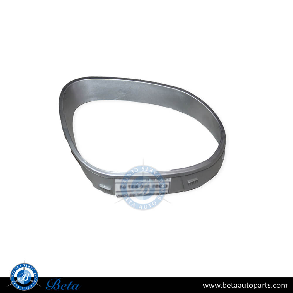 Right Side Exhaust Tip Chrome - Standard for Porsche Cayenne 2007-2010 models, Part Number 95550583801