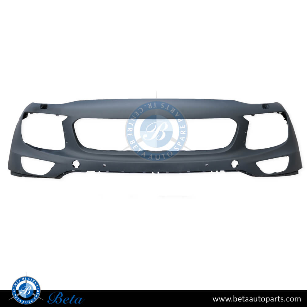 Front Bumper with PDC with Washer Basic for Porsche Cayenne 2015-2017 models, Part Number 95850521717