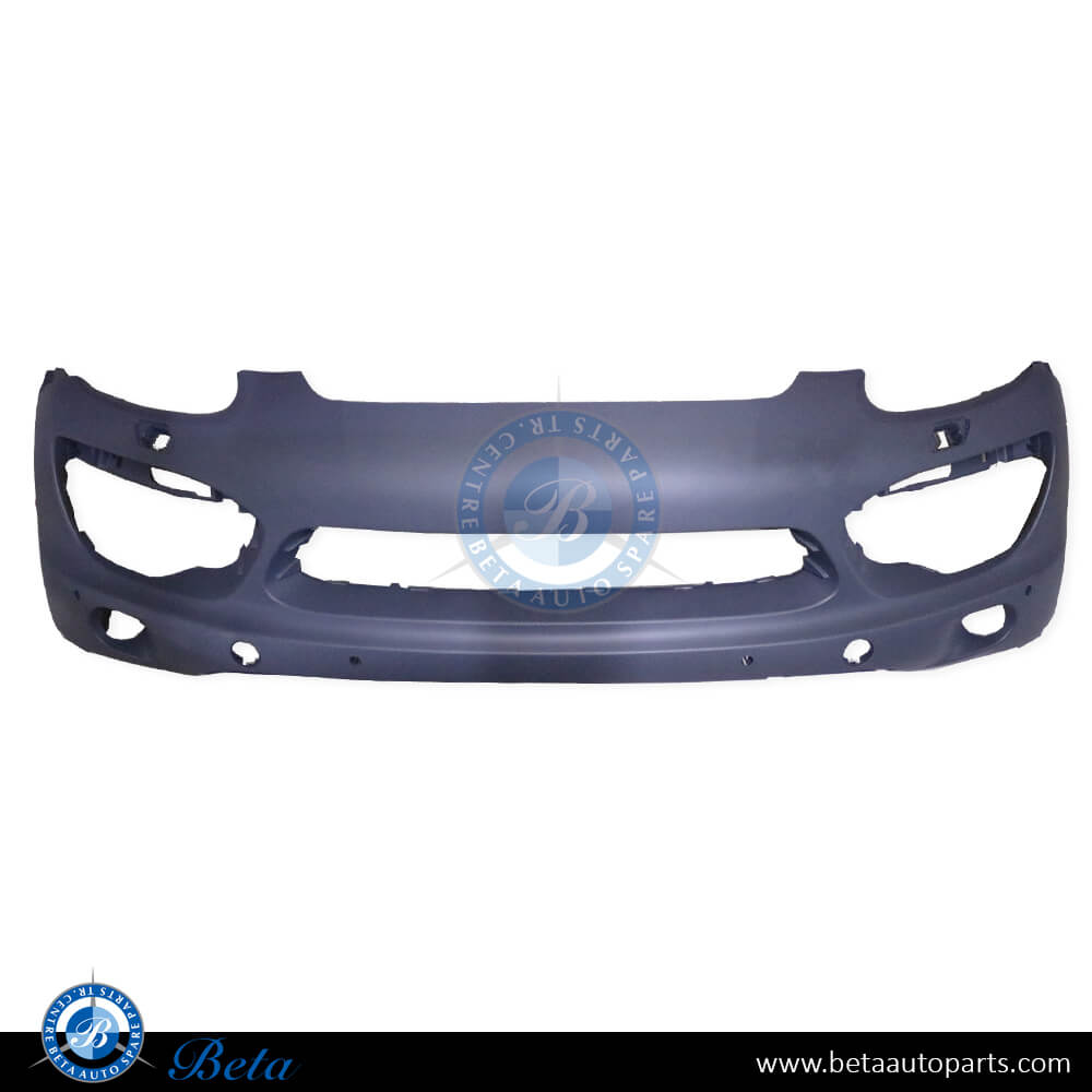 Front Bumper with PDC with Washer for Porsche Cayenne Basic 2011-2014 models, Part Number 95850522131
