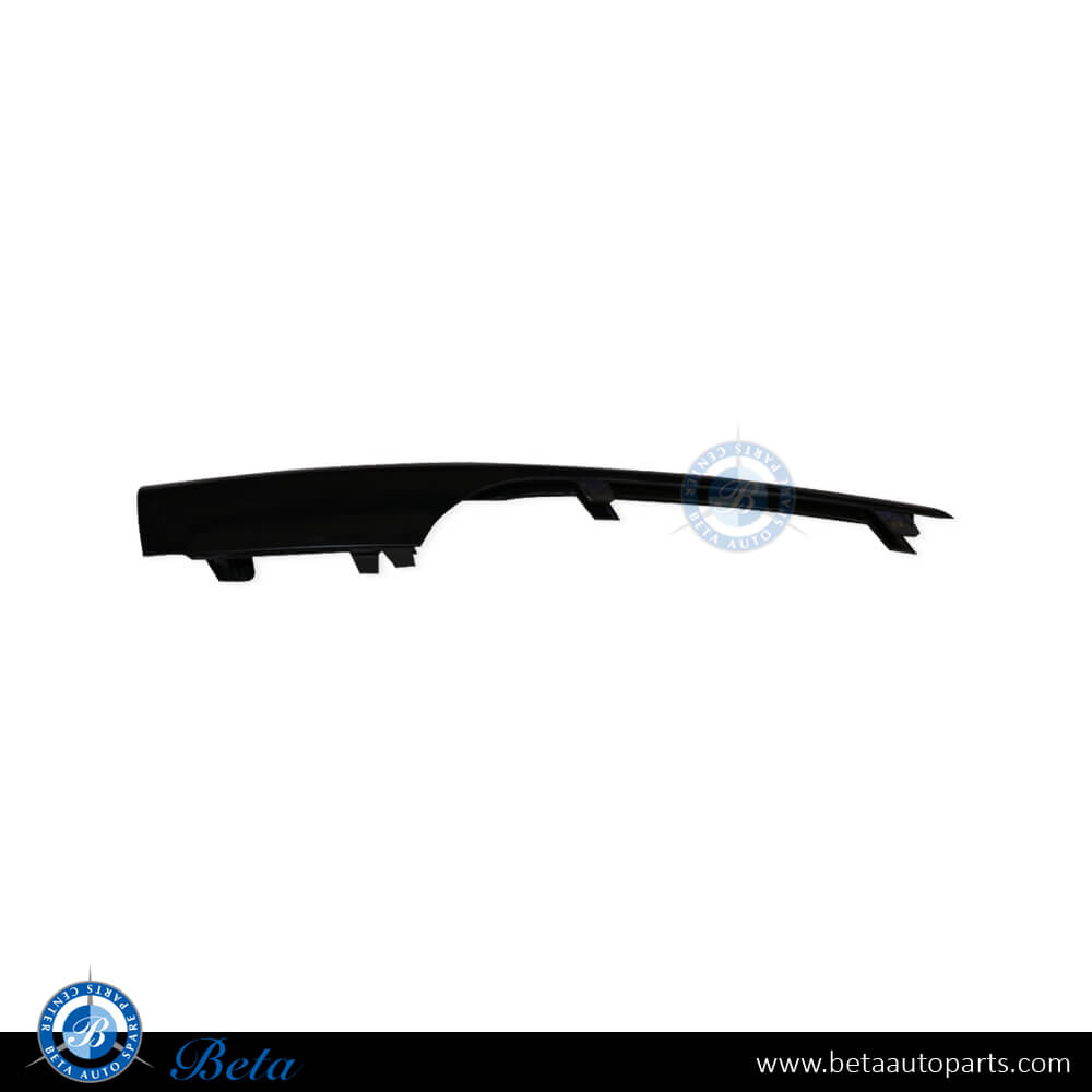 Right Side Front Bumper Grille Lower Moulding - Basic for Porsche Cayenne 2011-2014 models, Part Number 95850587800 / 7P5807876