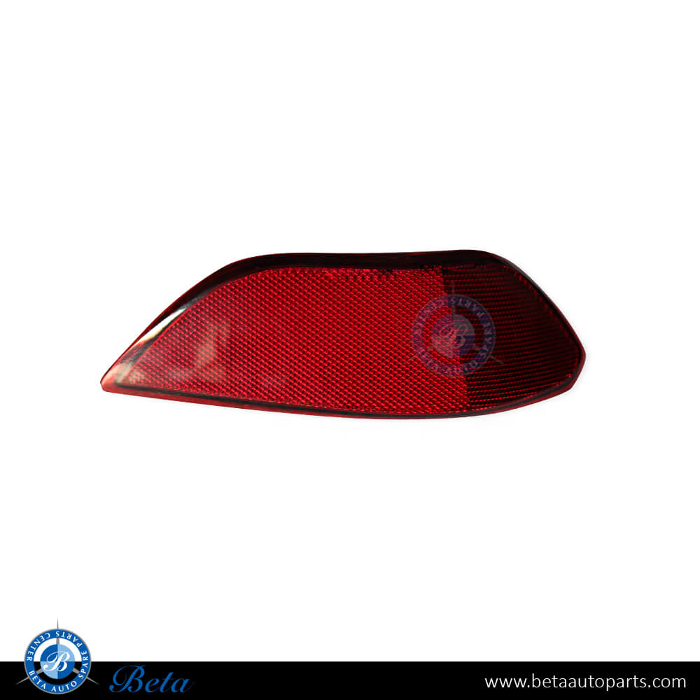 Right Side Rear Bumper Reflector for Porsche Cayenne 2011-2014 models, Part Number 95863110600