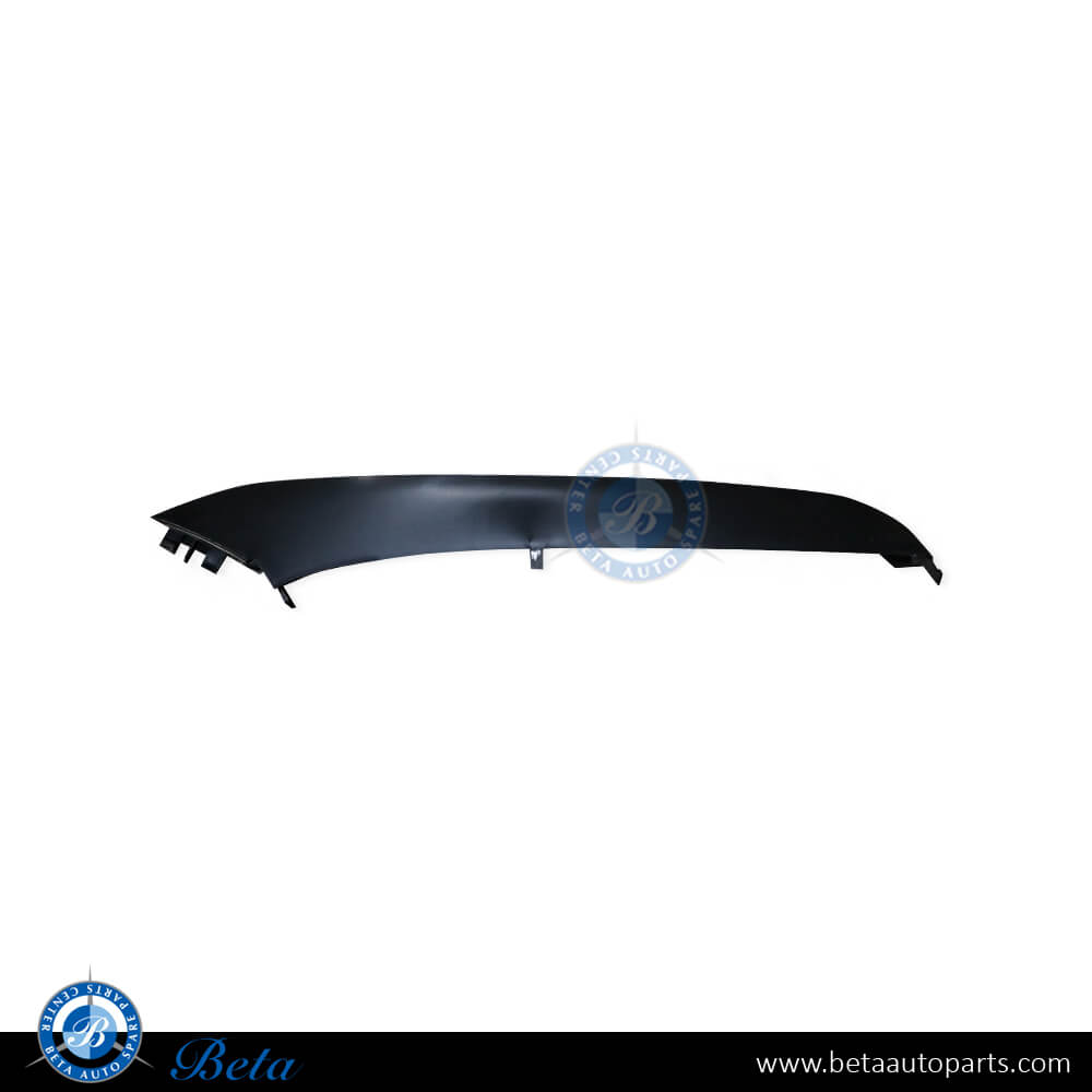 Right Side Fog Lamp Cover Lower Moulding for Porsche Panamera 2014-2016 models, Part Number 97050557602