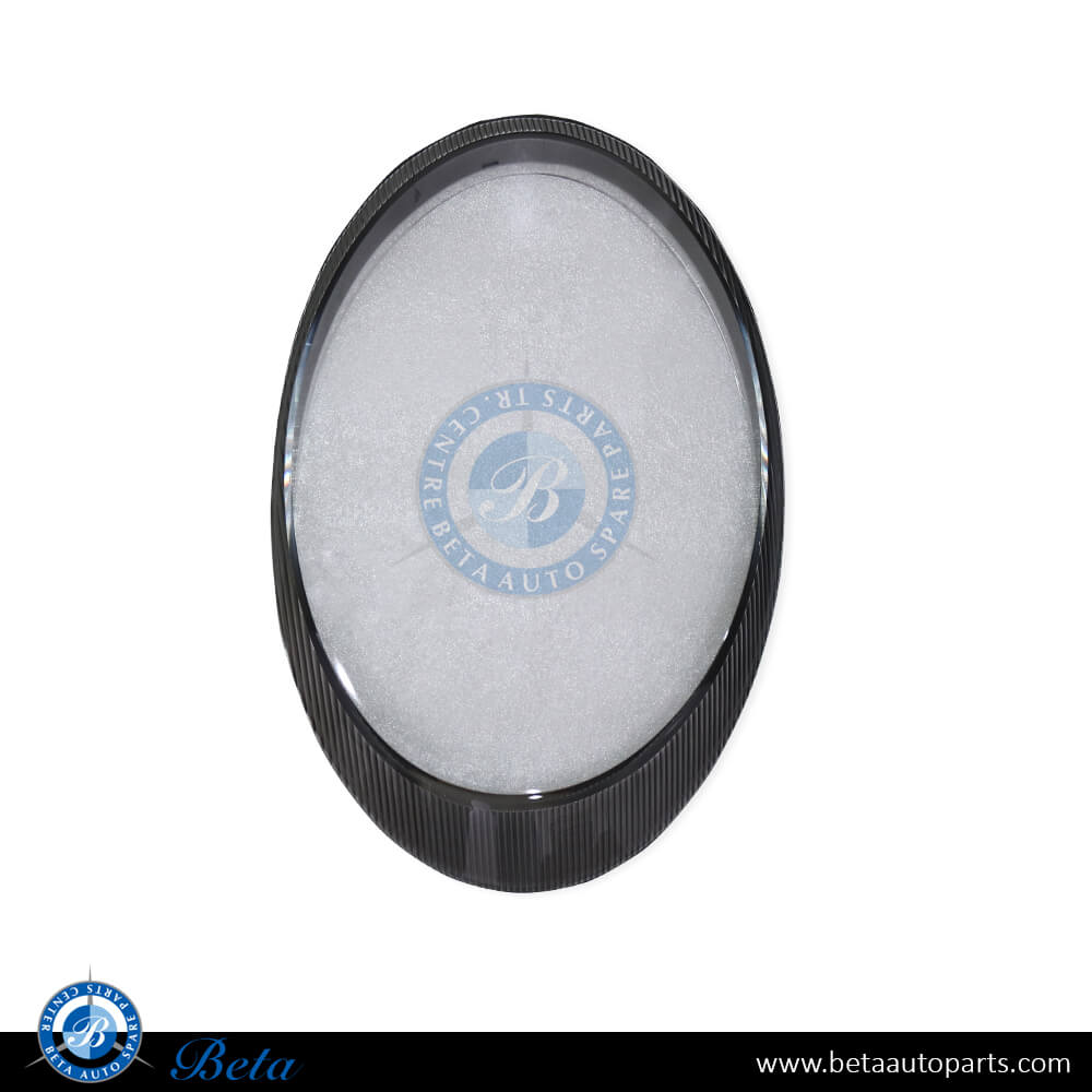 Left Side Headlamp Lens for Porsche 911 Carrera 2009-2012 models, Part Number 99763115703