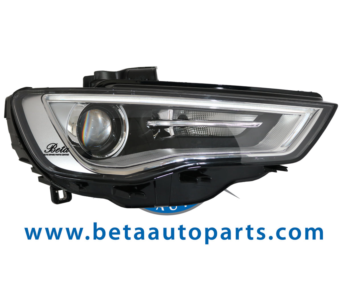 Right Side Headlamp Xenon Led for Audi A3 2013-2016 models, Part Number 8V0941044