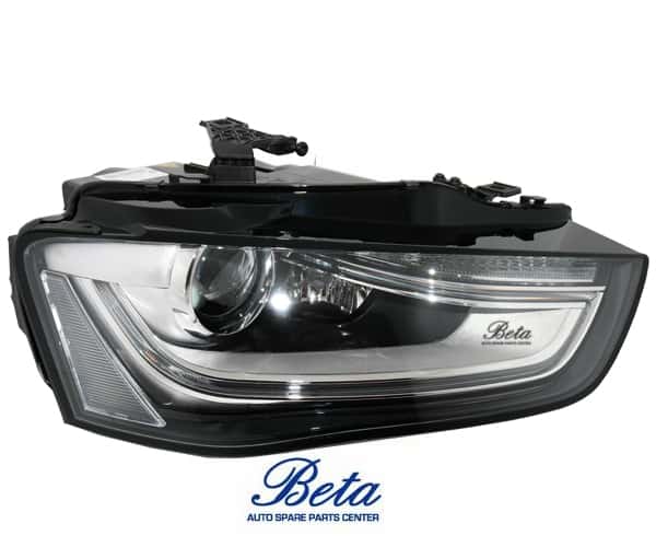 Right Side Headlamp Xenon -Crystal Clear for Audi A4 2012-2015 models, Part Number 8K0941754 / 8K0941754C