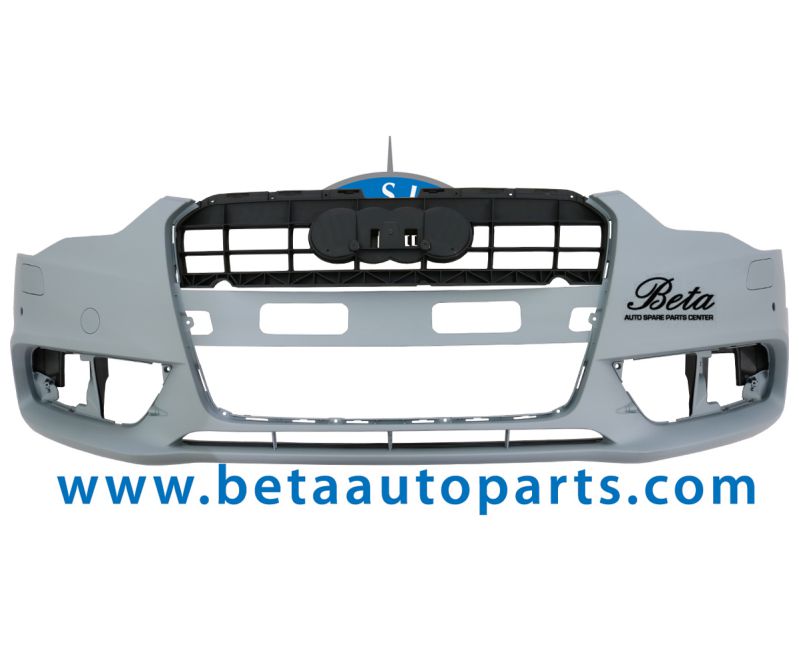 Front Bumper with PDC with Washer for Audi A5 2012-2016 models, Part Number 8T0807065B-C