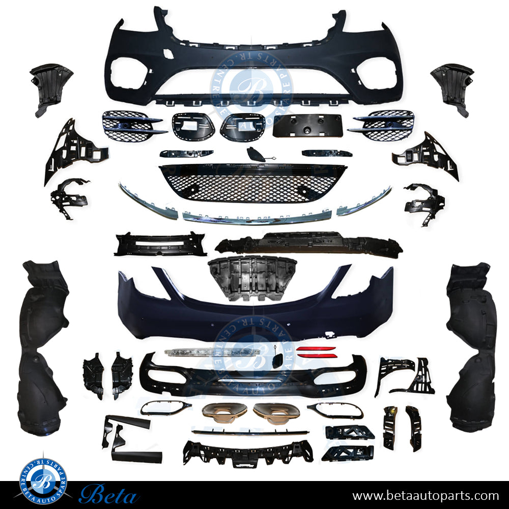 Body Kit Upgrade to 2018 Normal AMG Look for Mercedes S-Class W222 2014-2020 models