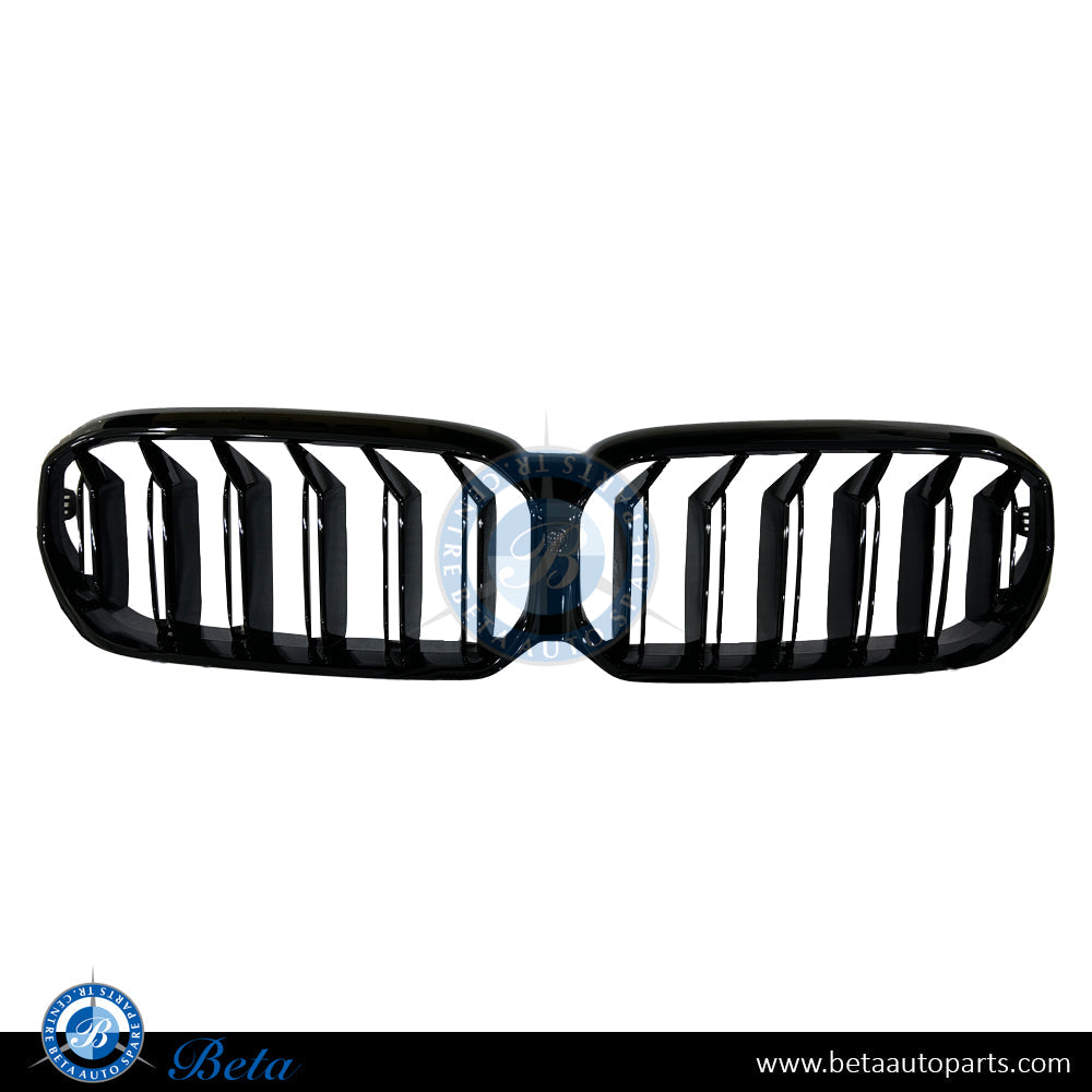 Radiator Grille M5 Look Glossy Black for BMW 5 Series G30 LCI 2021-Up models, Part Number 51139464210
