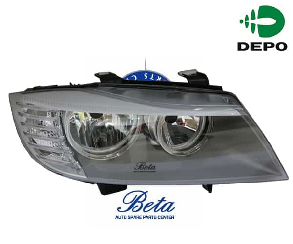 Right Side Headlamp Normal for BMW 3 Series E90 LCI 2009-2011 models, Part Number 7202576