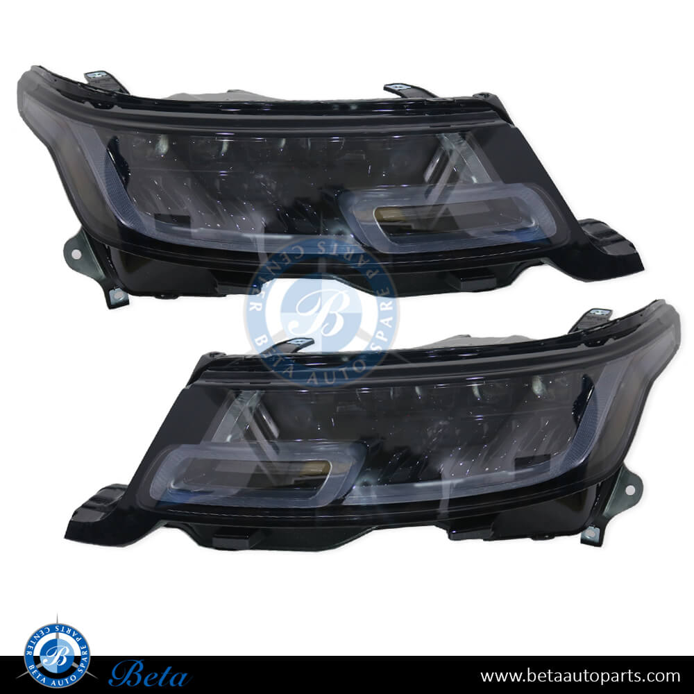 Headlamp Upgrade to 2018 High++ look 4 Lens for Range Rover Sport 2013-2017 models, Part Number LR054713 / LR054705