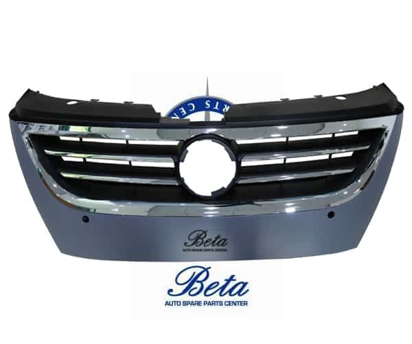 Grille with PDC Chrom and Gray for Volkswagen Passat CC 2009-2011 models, Part Number 3C8853651QGRU